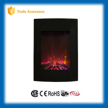 vertical curved wall mounted electric fireplace large room heater